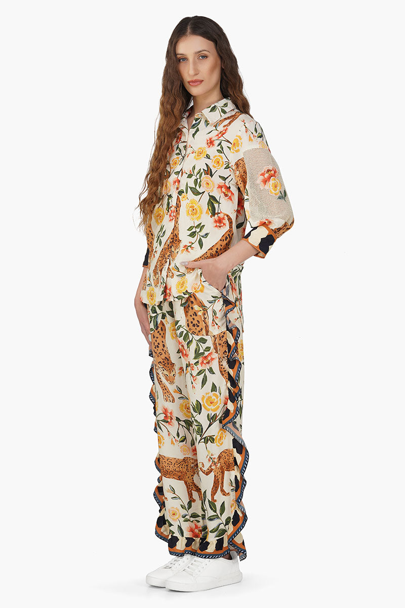 Jungle Cheetah printed Shirt