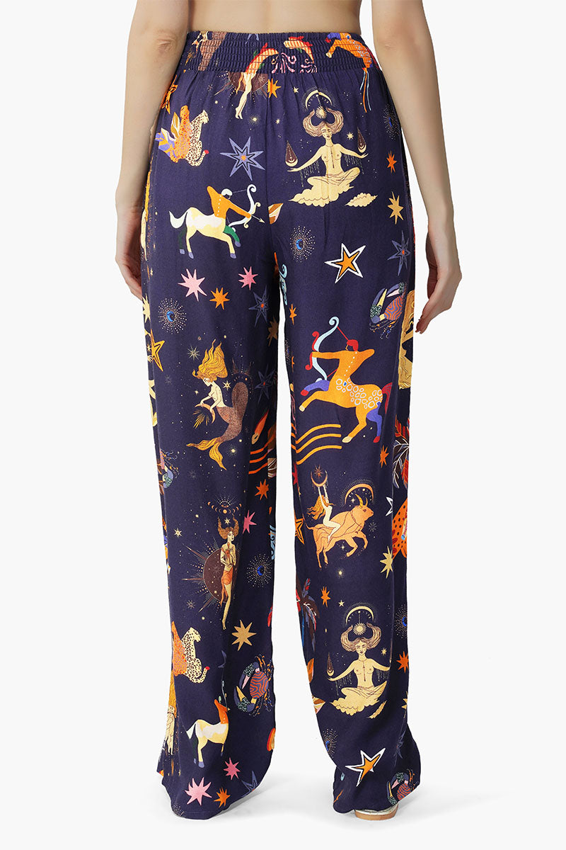 Dark Night Celestial Printed Pants
