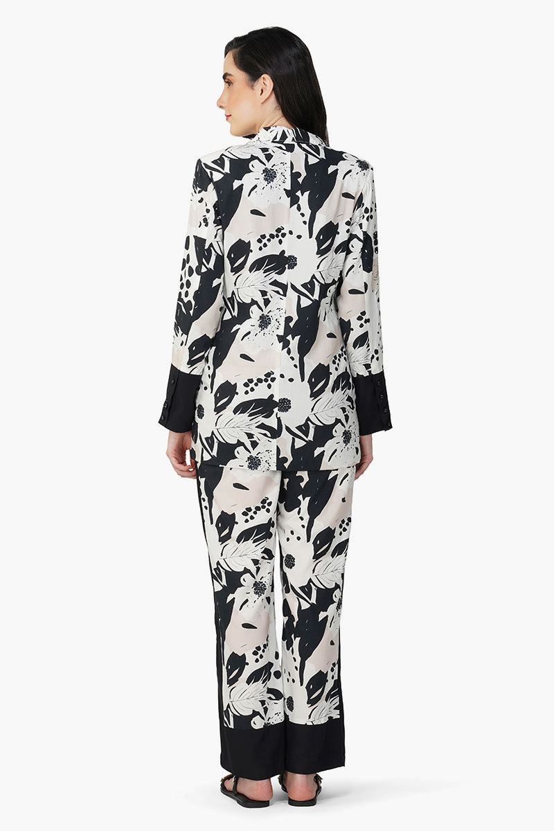 Garden Of Flowers Printed Blazer