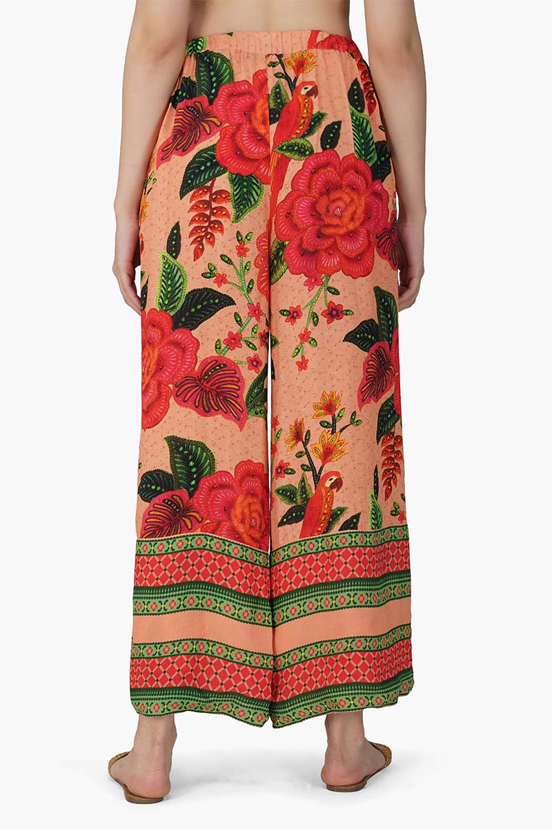 Tropical Bloom Straight Pants