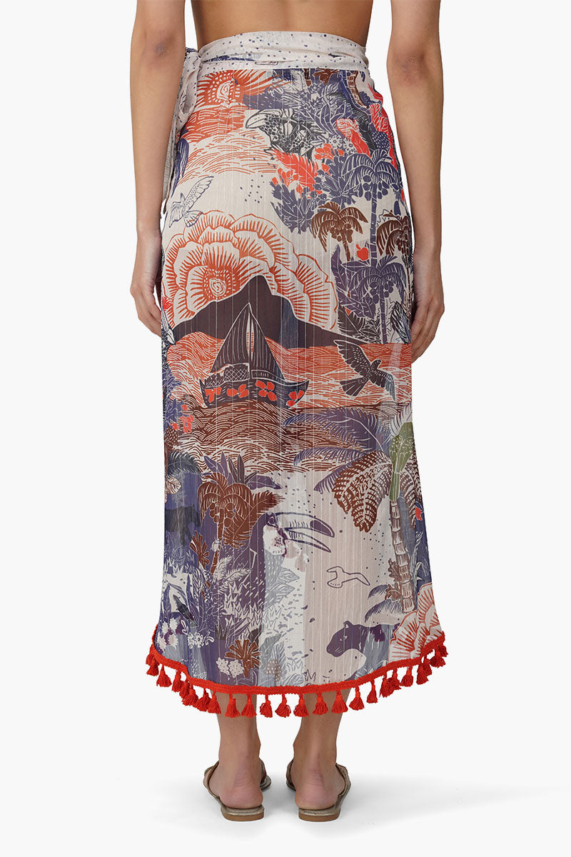 Taste Of Blue Tropics Sarong