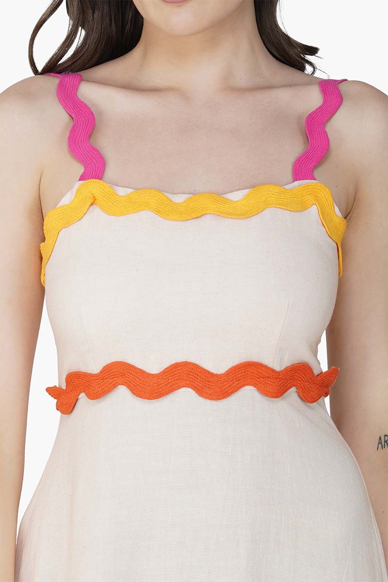 Lost In Rainbow Solid Maxi Dress