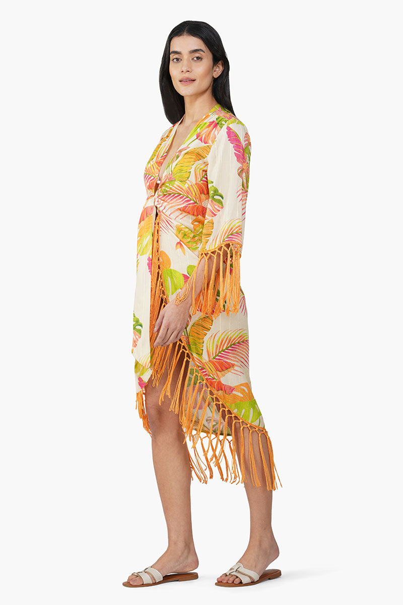 Dua Multi Tropic Printed Cover Up