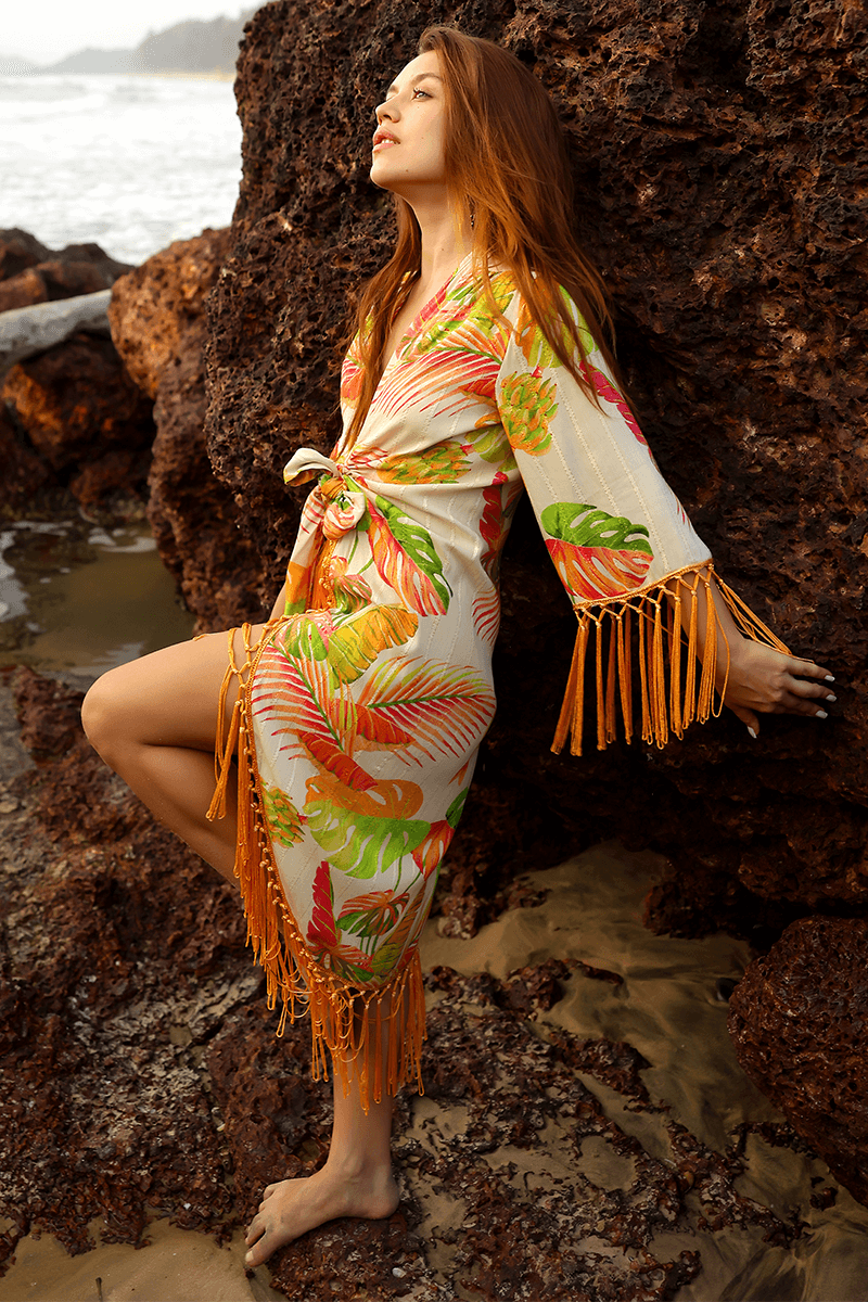 Dua Multi Tropic Printed Cover Up