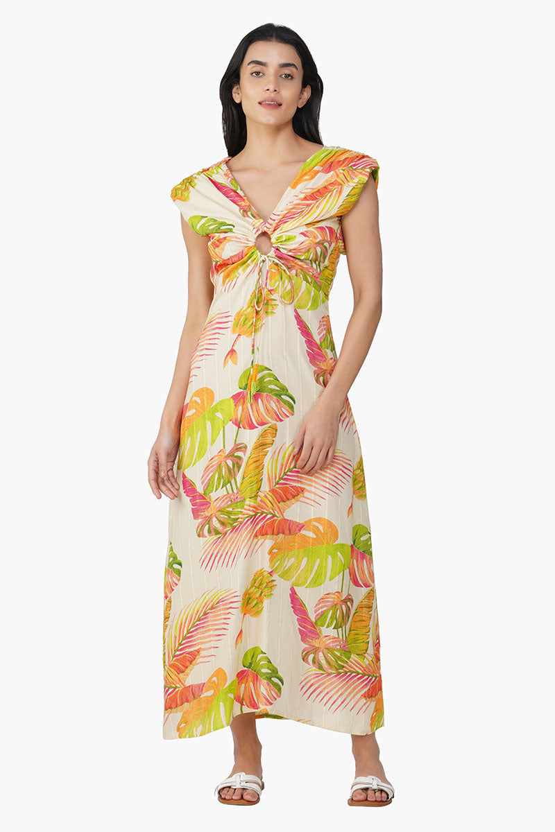 Dua Multi Tropic Printed Maxi Dress