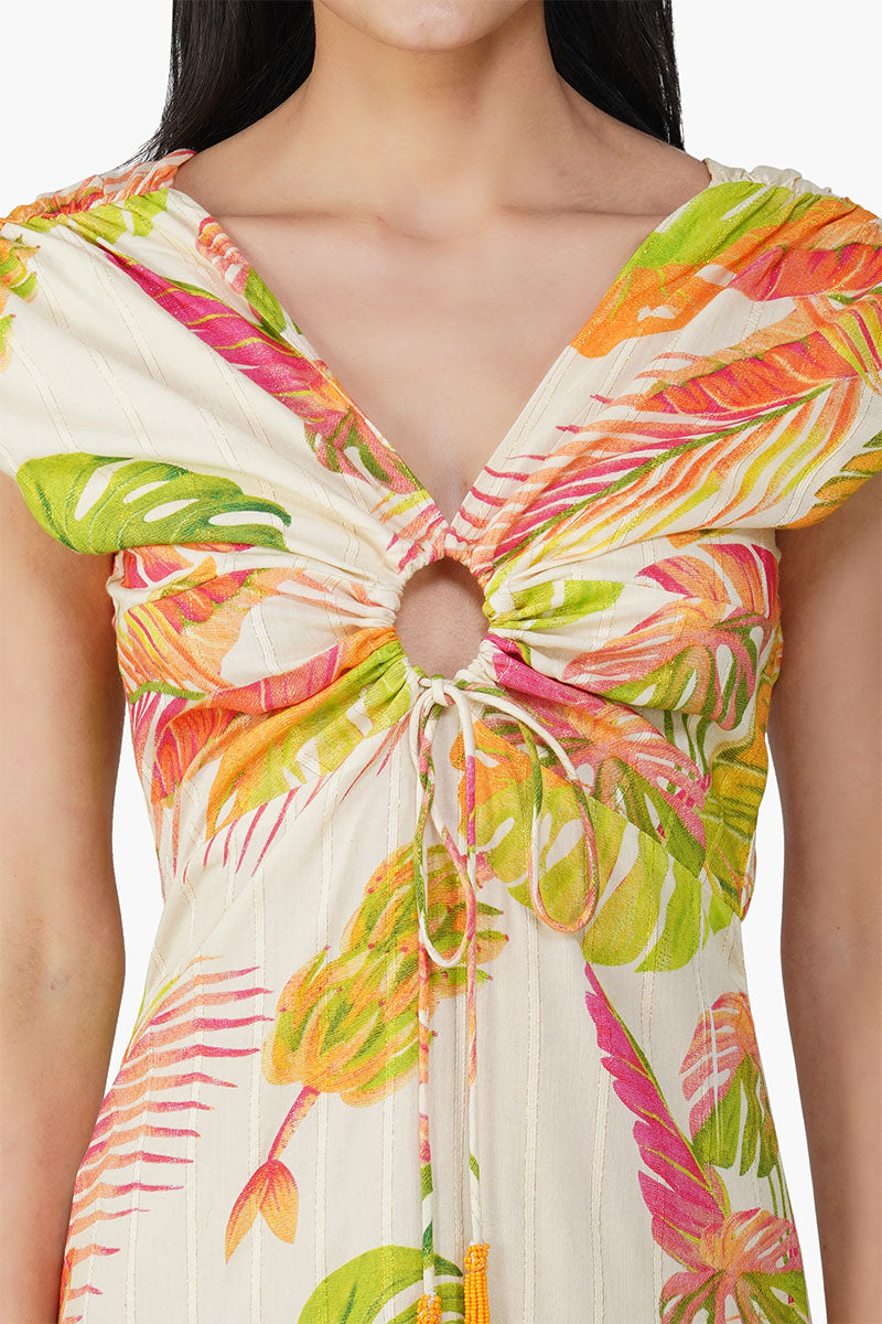 Dua Multi Tropic Printed Maxi Dress