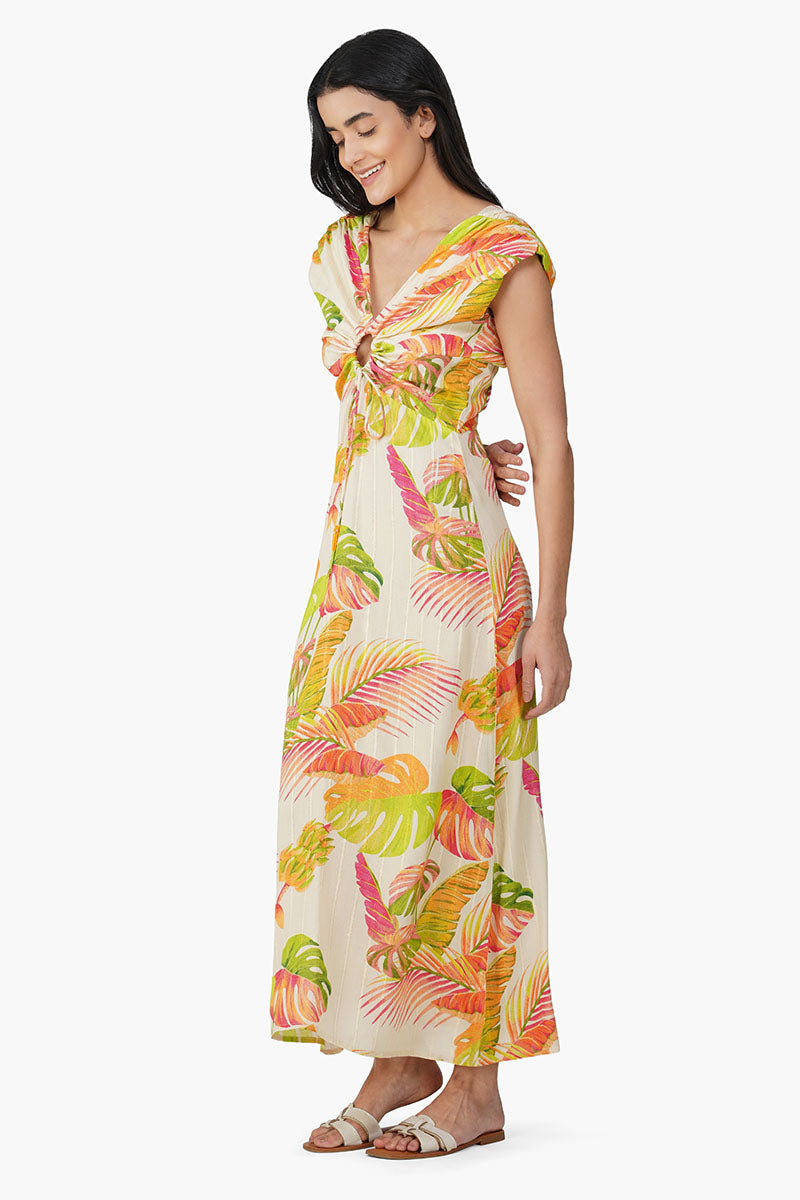Dua Multi Tropic Printed Maxi Dress
