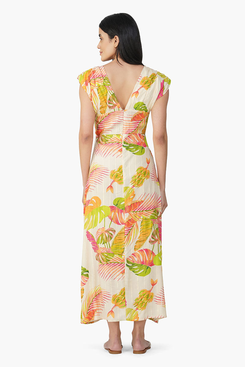 Dua Multi Tropic Printed Maxi Dress