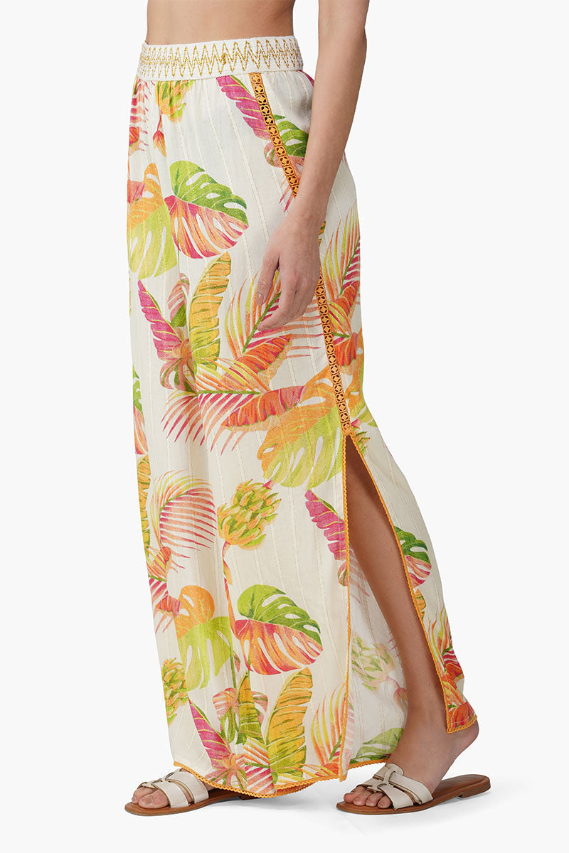 Dua Multi Tropics Printed Flaired Pants