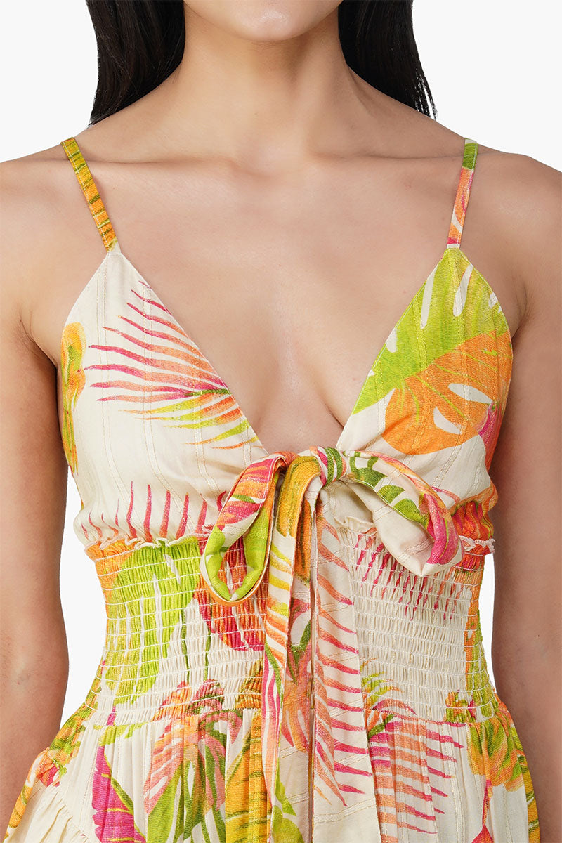 Dua Multi Tropics Printed Short Dress