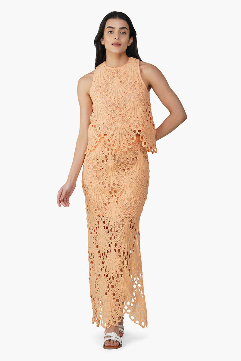 Dream Camille Emb Long Skirt