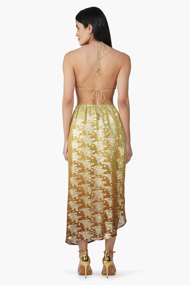 Golden Rose Embellished Top