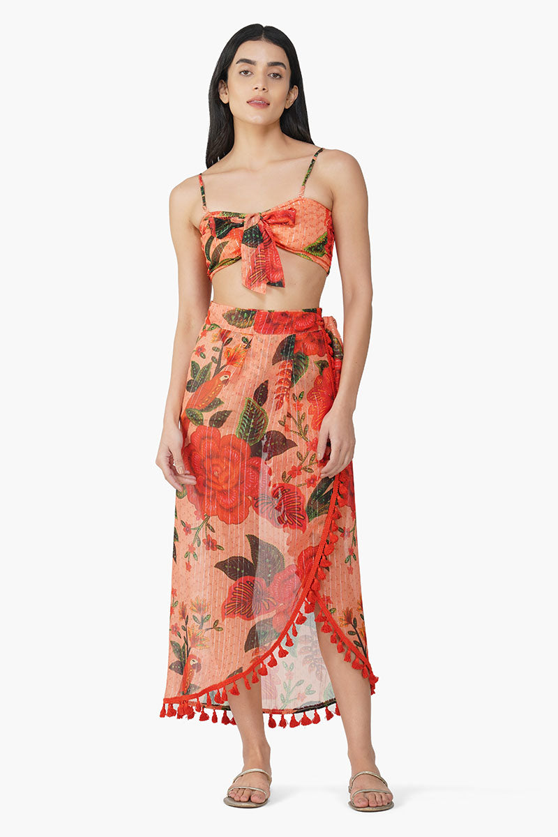Set of 6 Taste Of Blue Tropics Sarong (S,M,L) main image 0