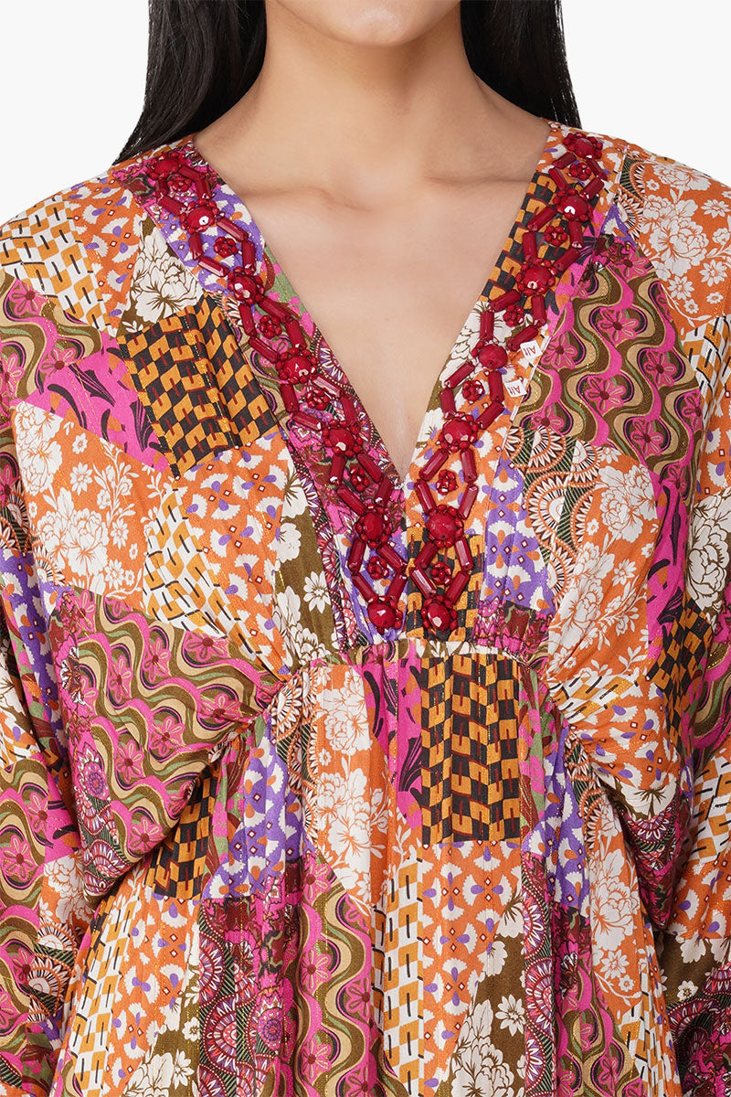 Lady Multiflora Embroidered Dress