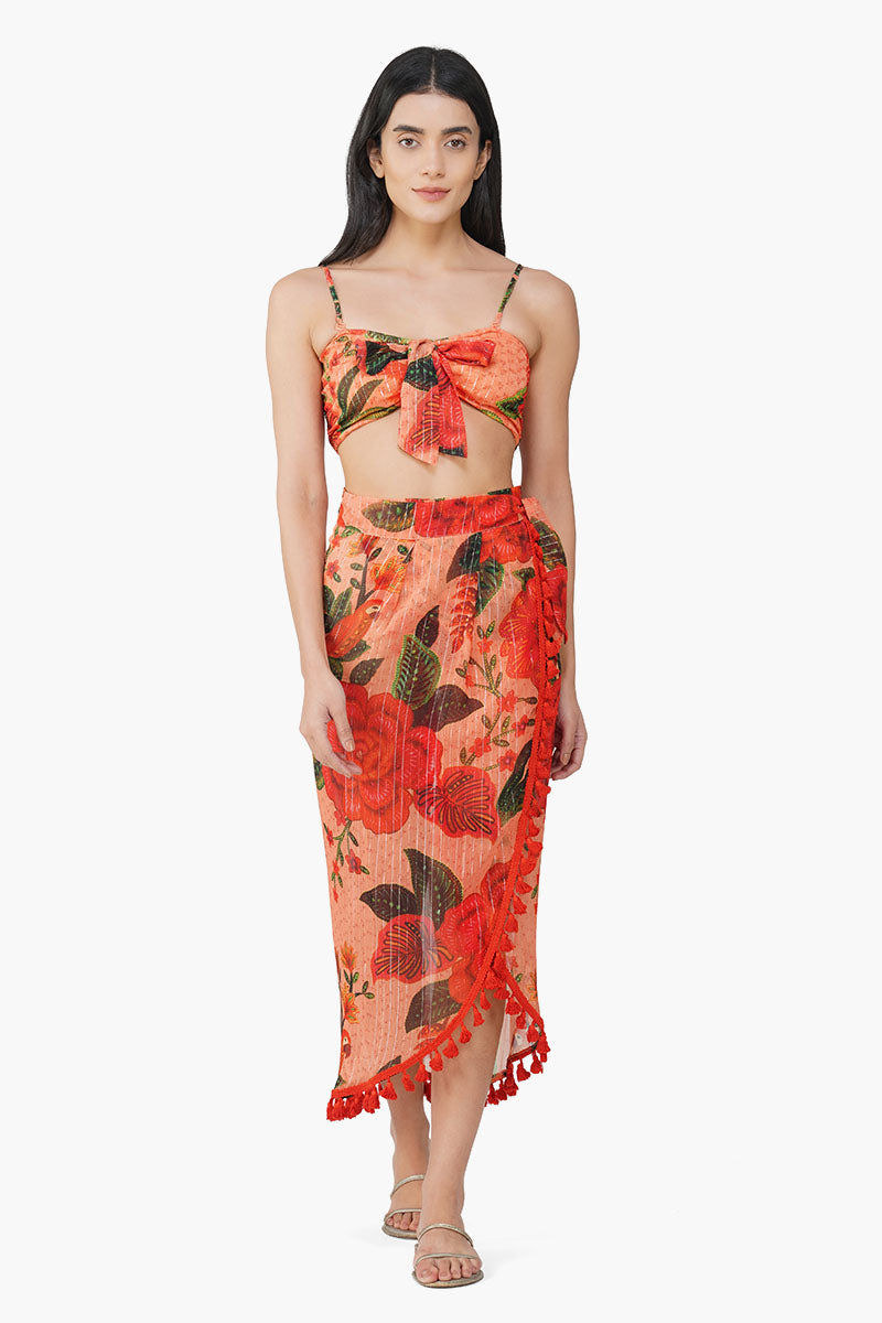 Tropical Bloom Crop Top