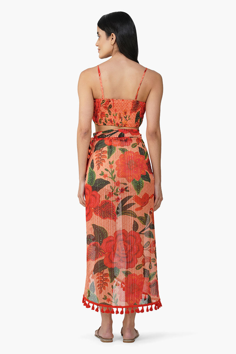 Tropical Bloom Crop Top