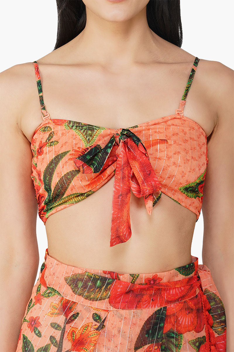 Tropical Bloom Crop Top