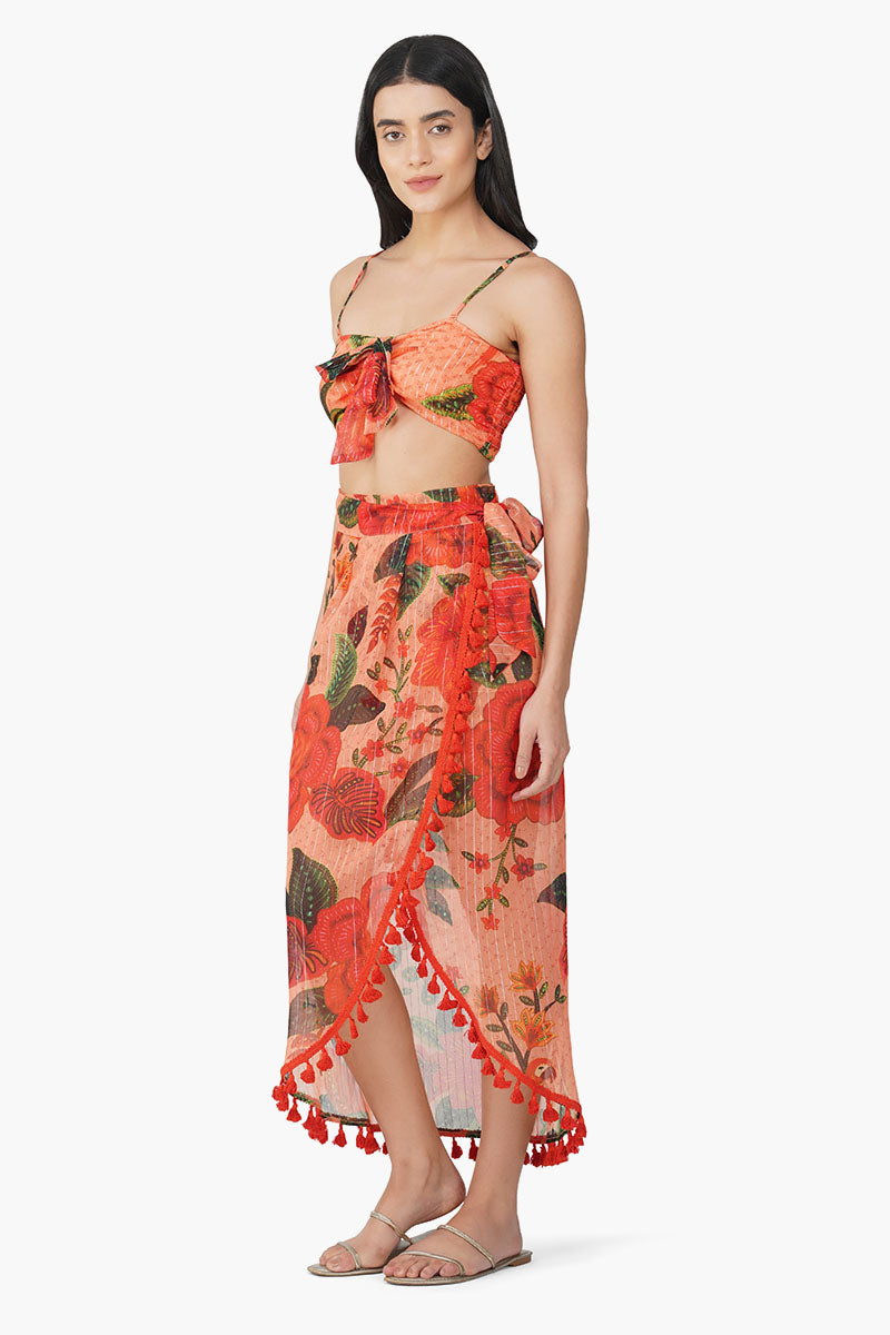 Tropical Bloom Crop Top