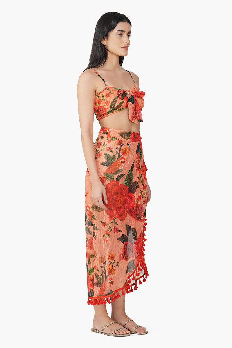 Tropical Bloom Crop Top