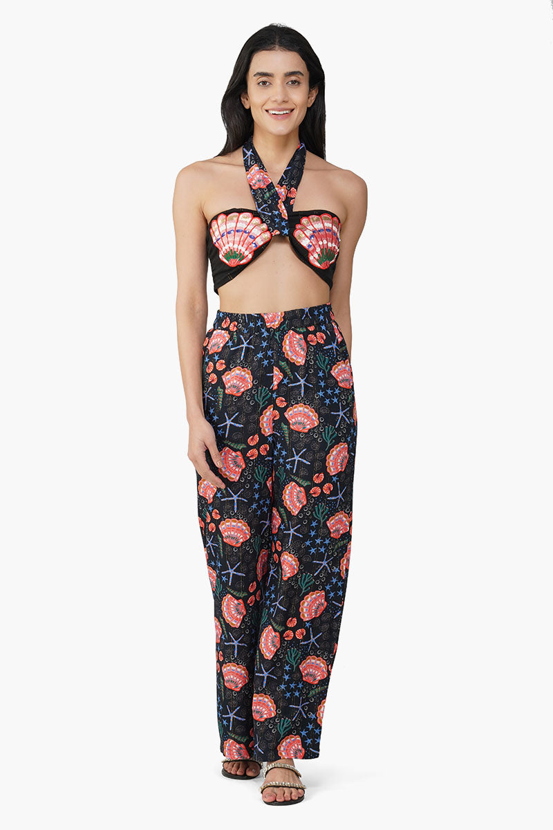 Midnight Shell Embellished Pant