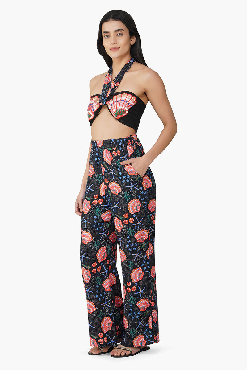 Midnight Shell Embellished Pant