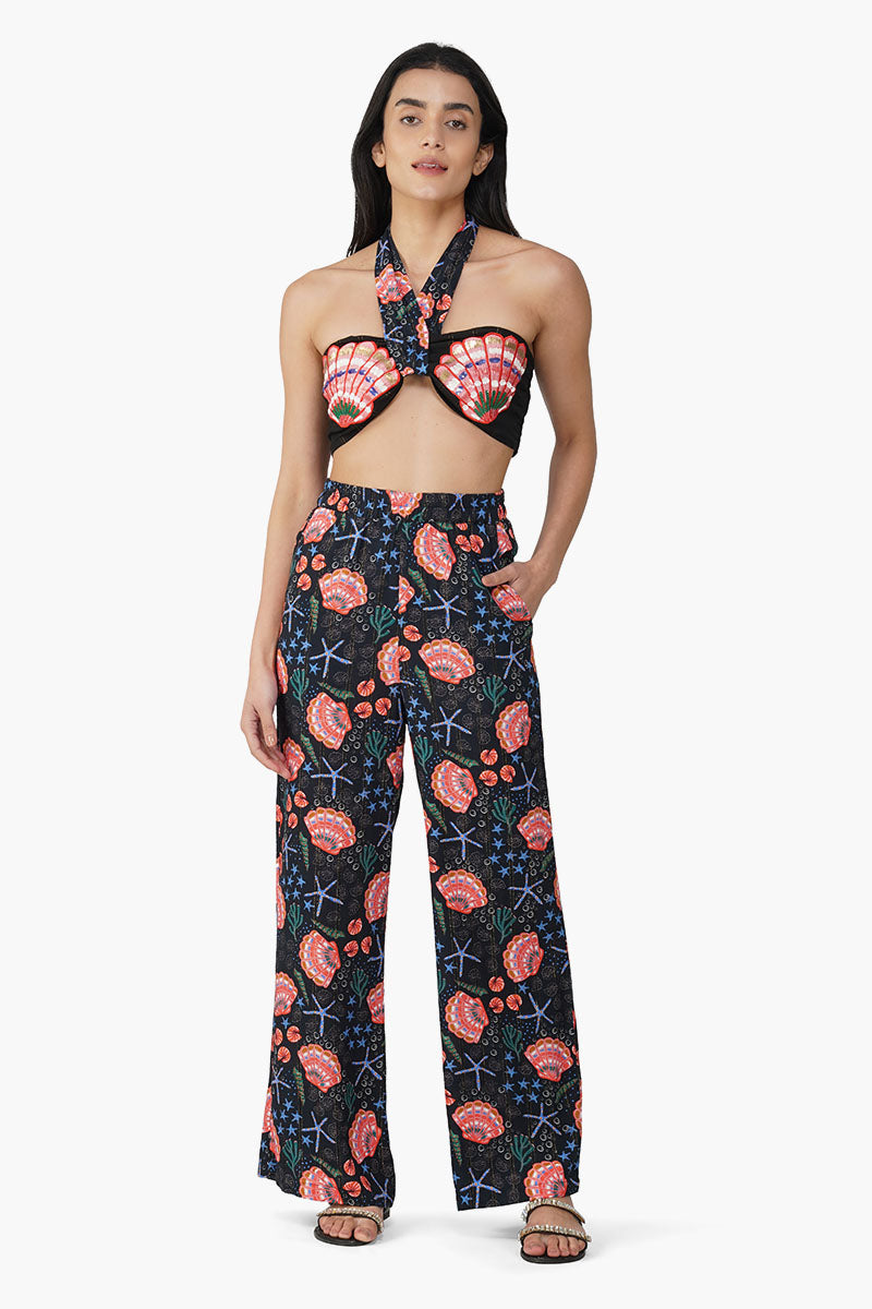 Midnight Shell Embellished Top