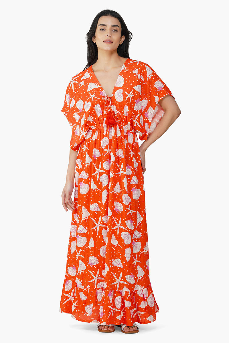Coralina Printed Maxi Dress