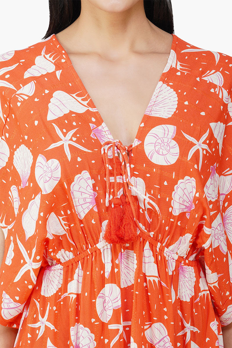 Coralina Printed Maxi Dress