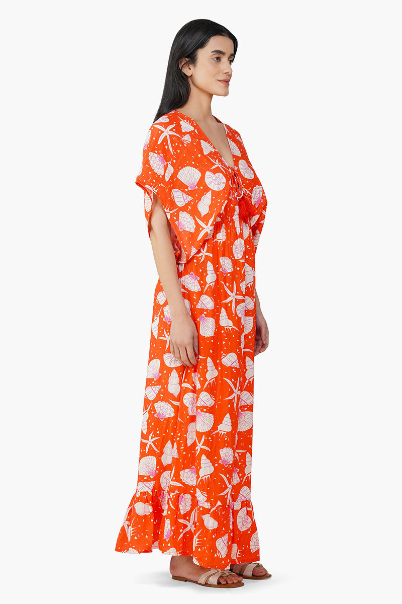 Coralina Printed Maxi Dress