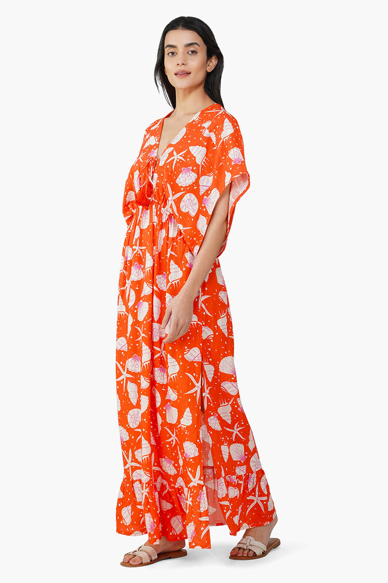 Coralina Printed Maxi Dress