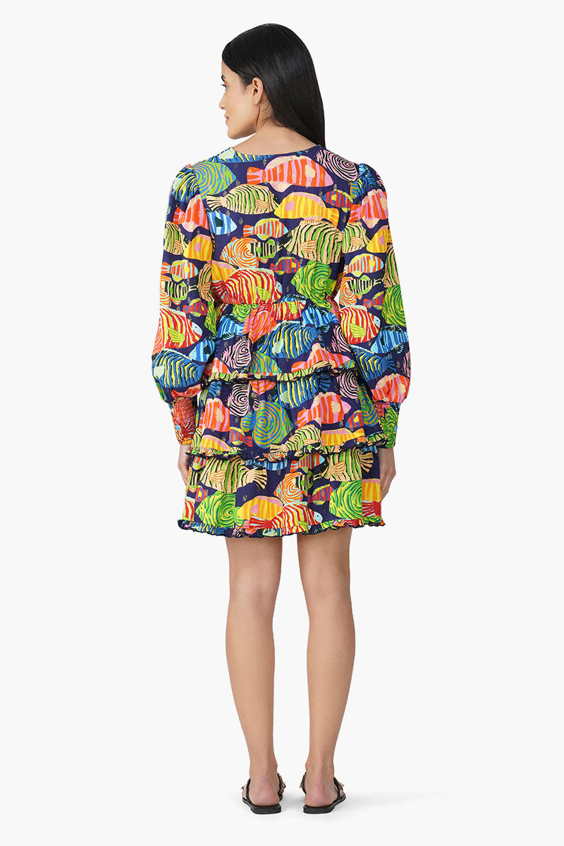 Tuna Marissa Multi Printed Short Dress