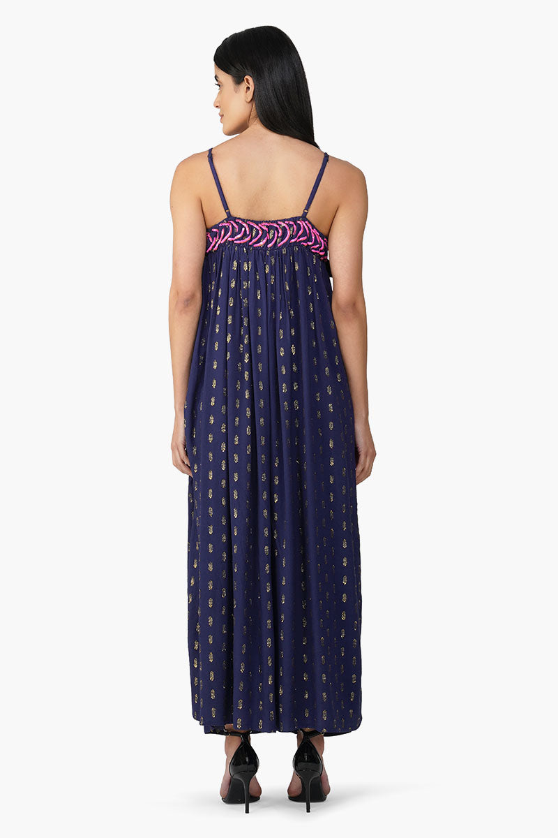 Bowfin Fish Embellished Lurex Dress