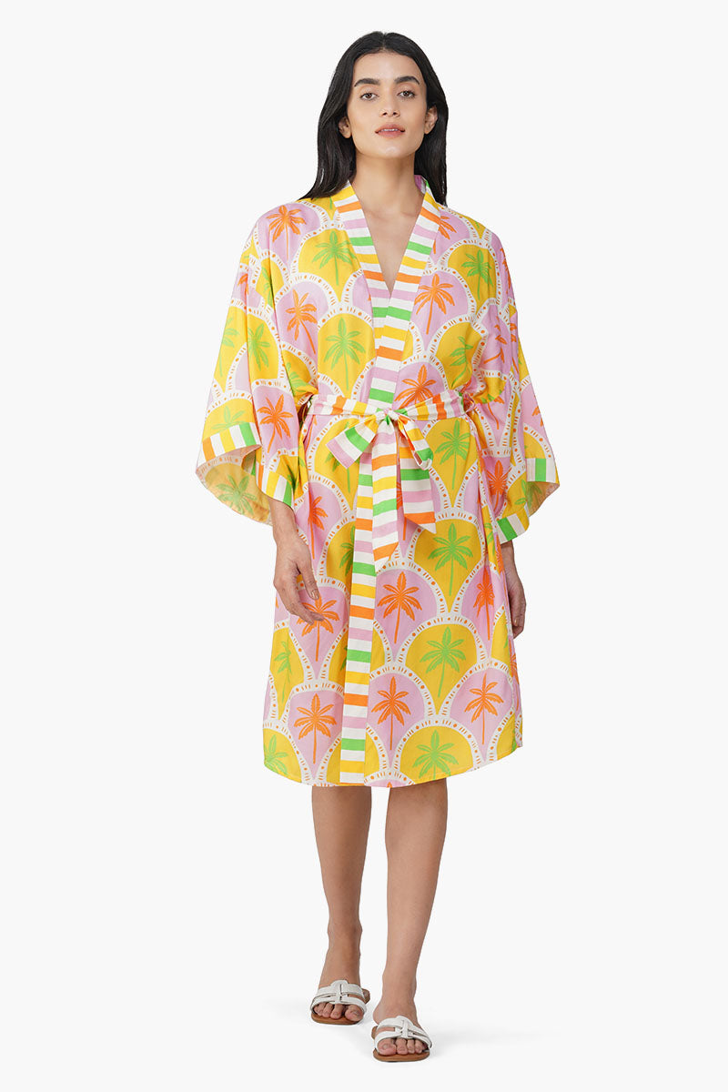 Multi Wikolia Tropic Printed Cover Dress