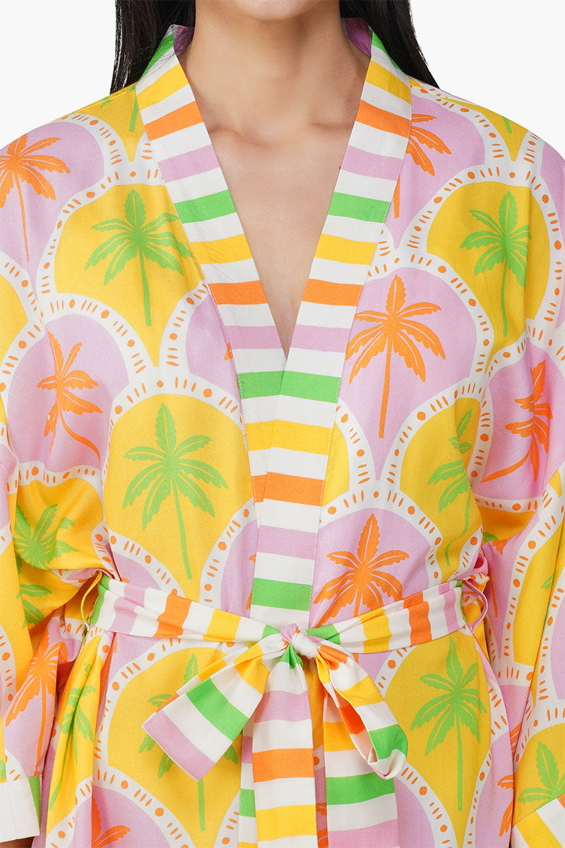 Multi Wikolia Tropic Printed Cover Dress