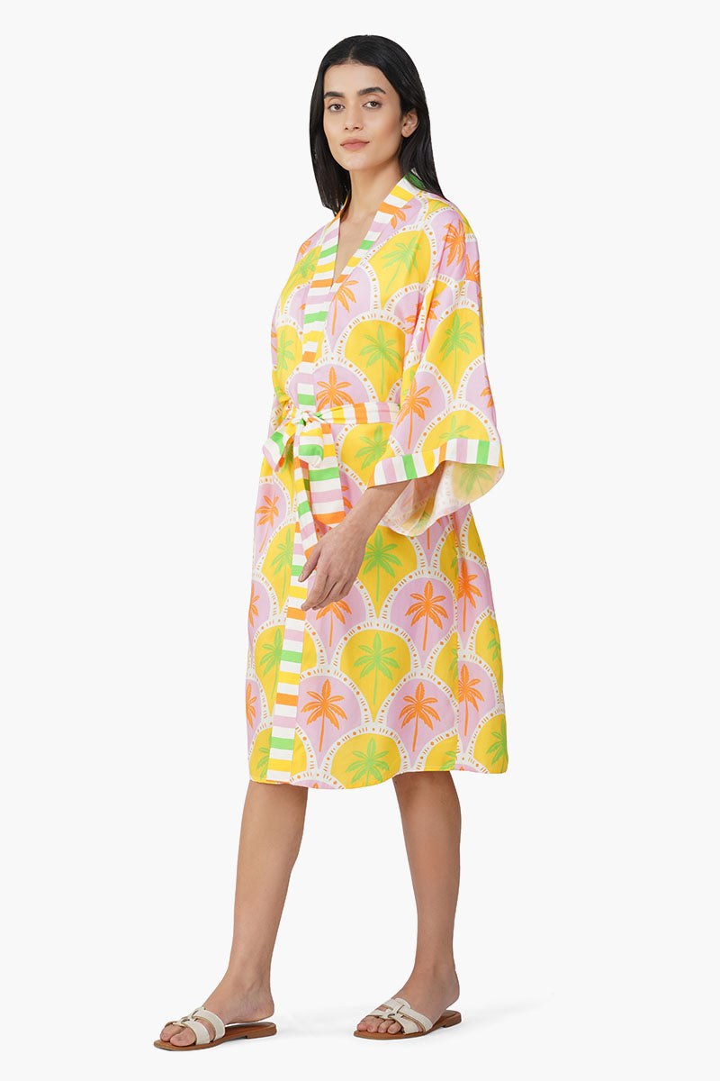 Multi Wikolia Tropic Printed Cover Dress
