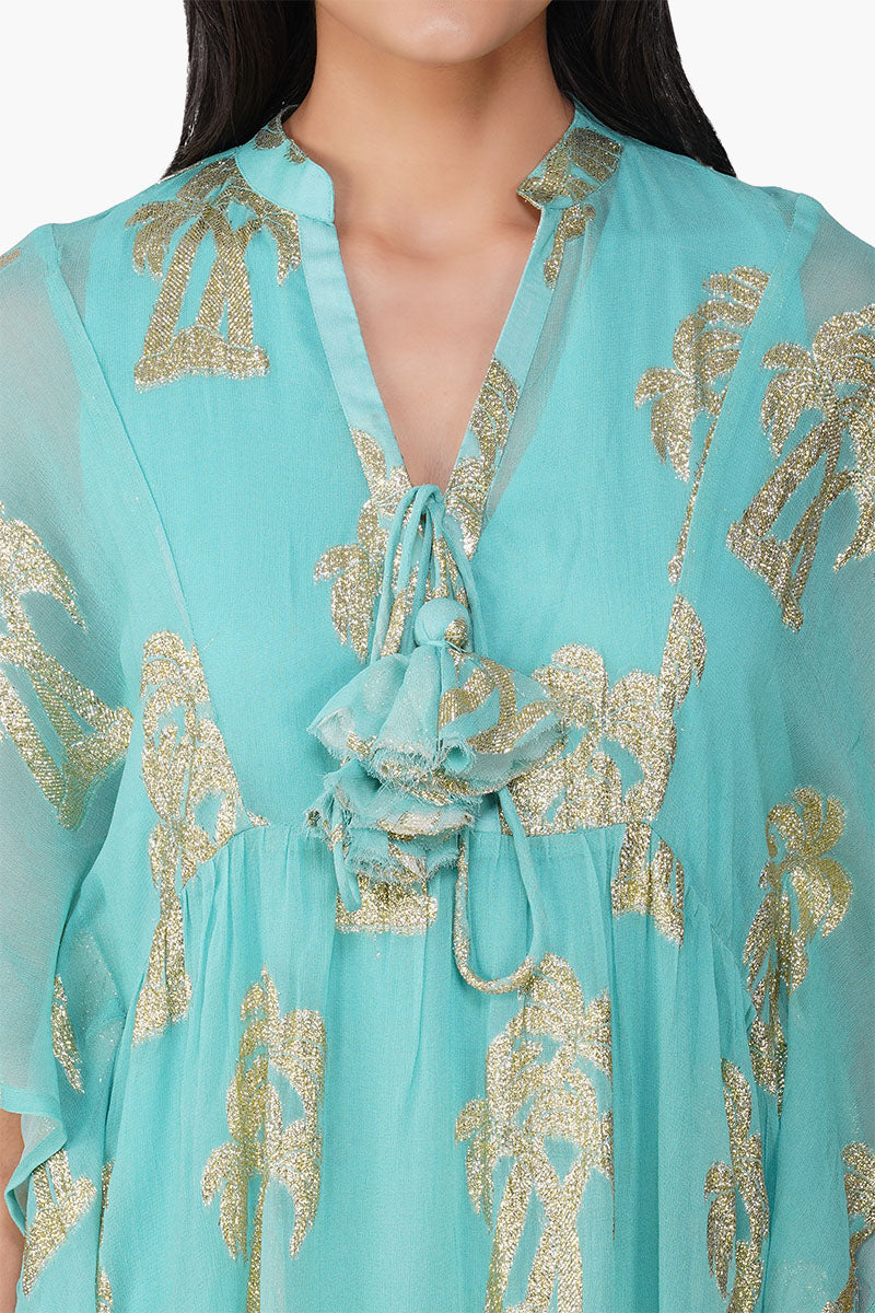 Aquatan Ombray Lurex Cover Up