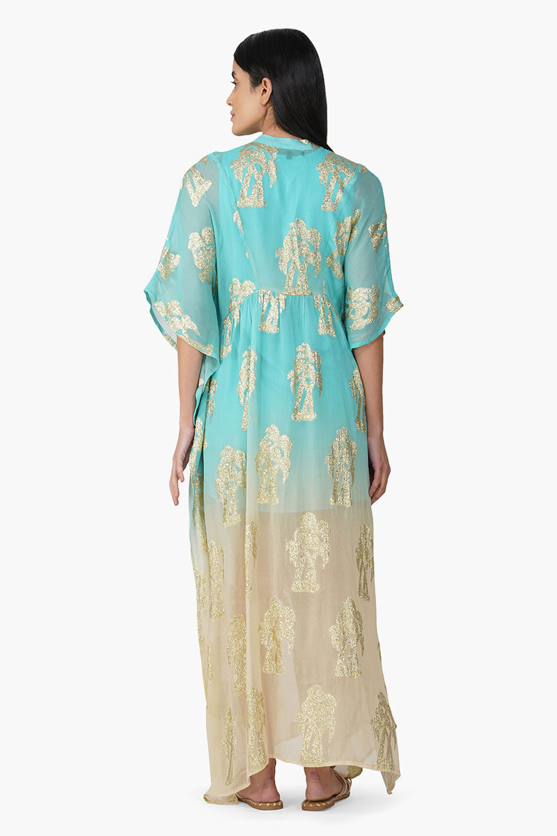 Aquatan Ombray Lurex Cover Up