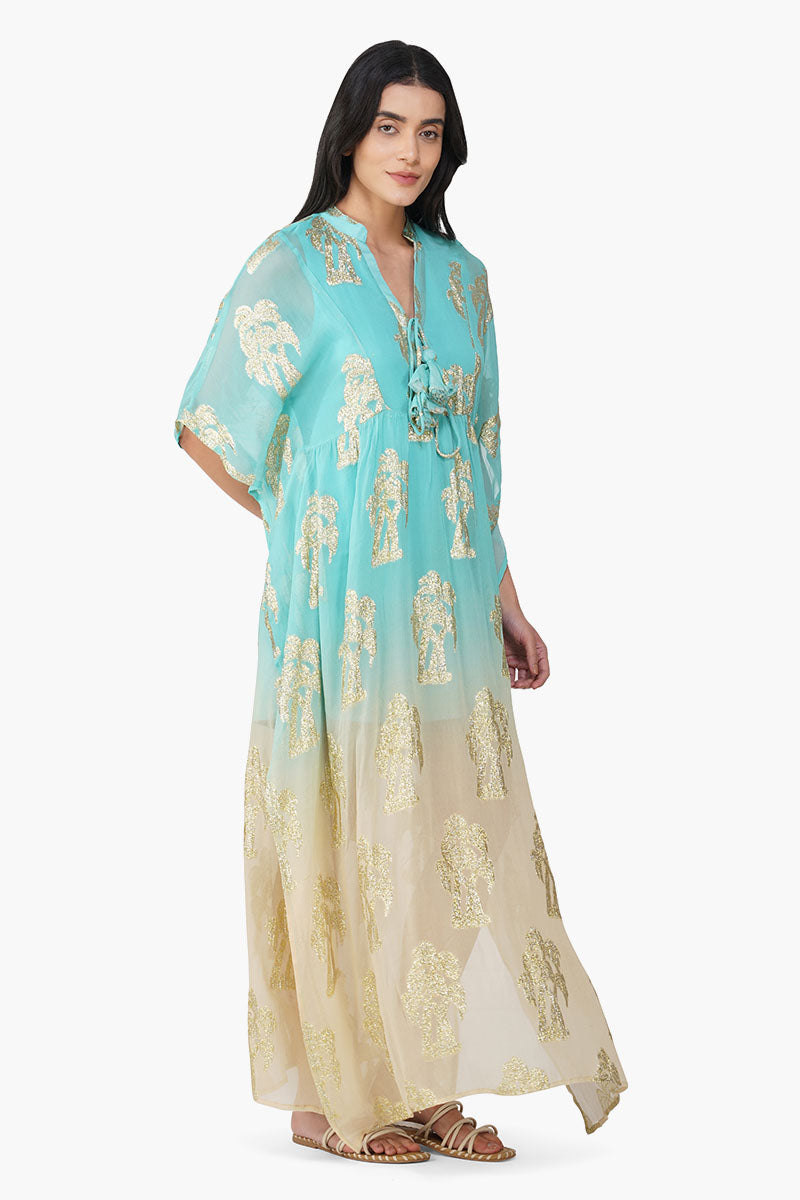 Aquatan Ombray Lurex Cover Up