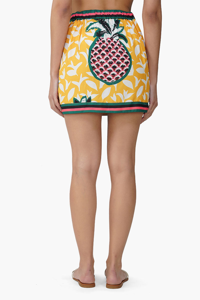 Macaroon Ananas Printed Top