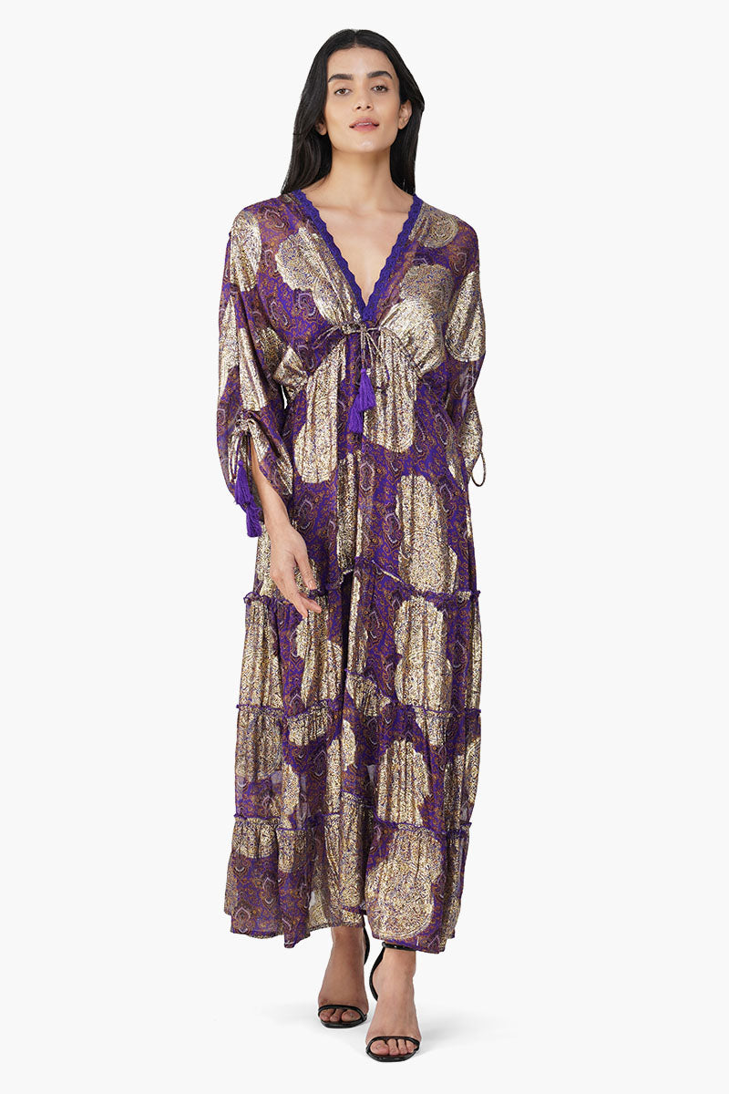 Victoria Iris Printed Dress