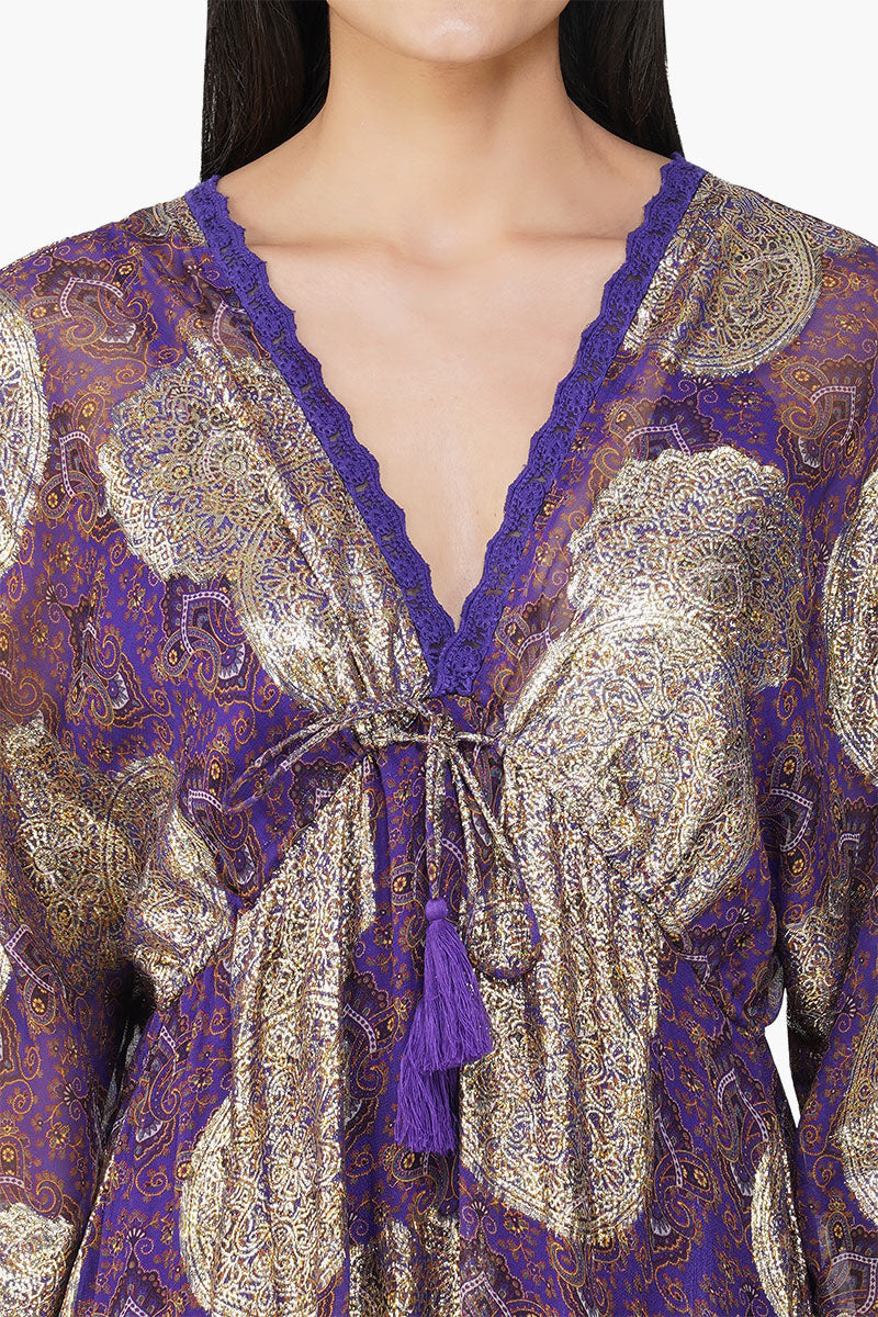 Victoria Iris Printed Dress