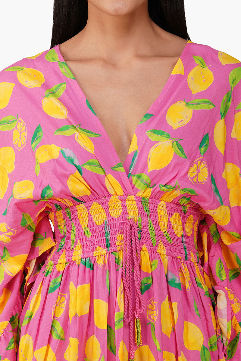 Citrus Zest Short Dress