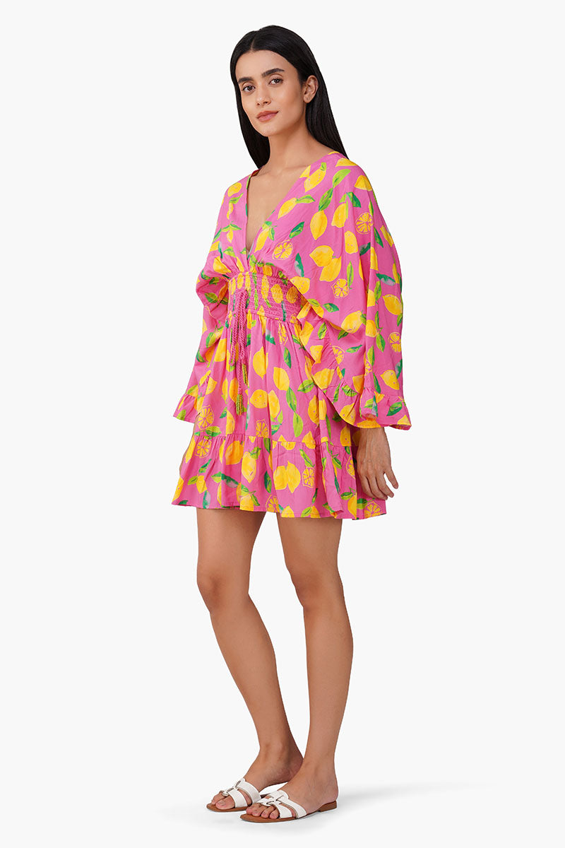 Citrus Zest Short Dress