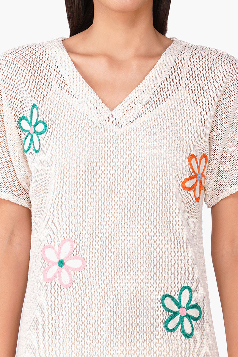 Summer Eira Patch Floral Short Dress