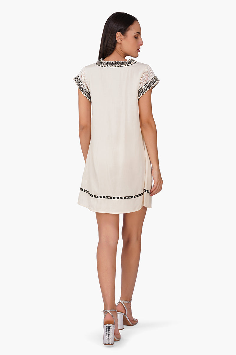 Queen Emperor Embellished Short Dress