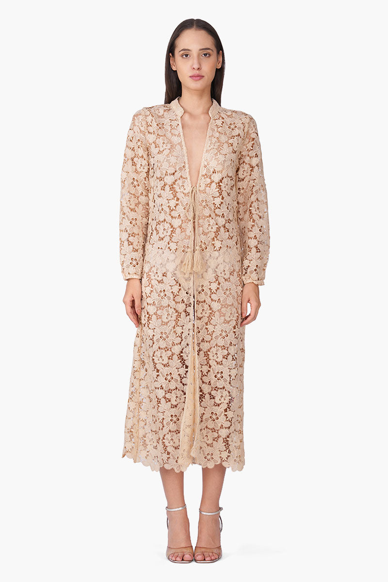 Mocha Muse Floral Cover Up
