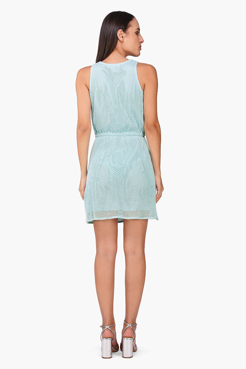 Iced Fruit Embroidered Crochet Dress