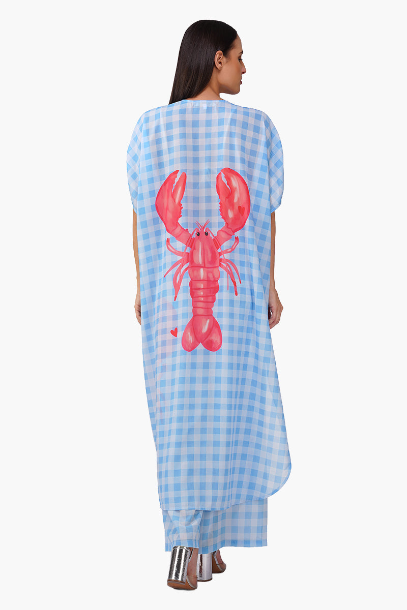 Lobster Lounge Printed Cover Up