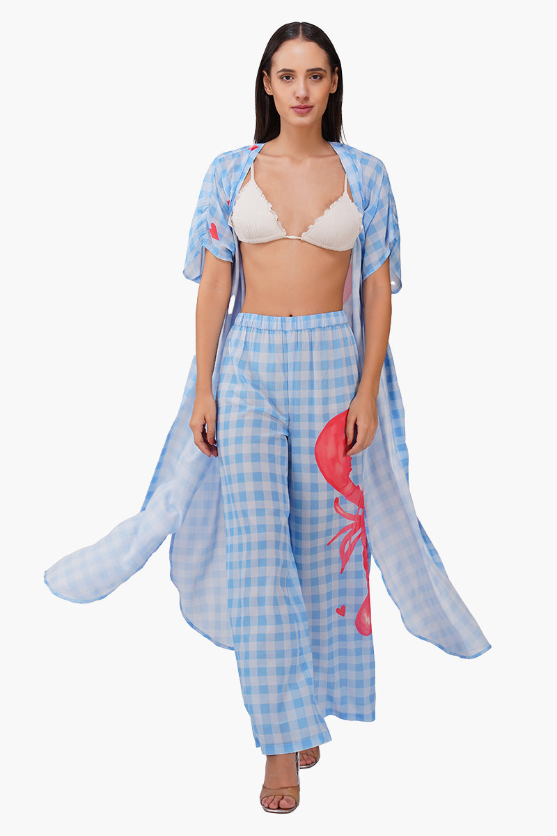 Lobster Lounge Printed Pants