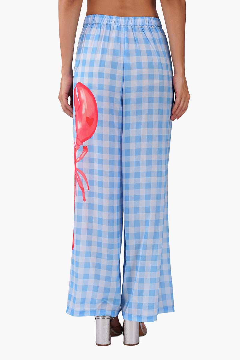 Lobster Lounge Printed Pants